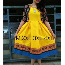 Kalamkari Cotton Flex Koti With Kurti